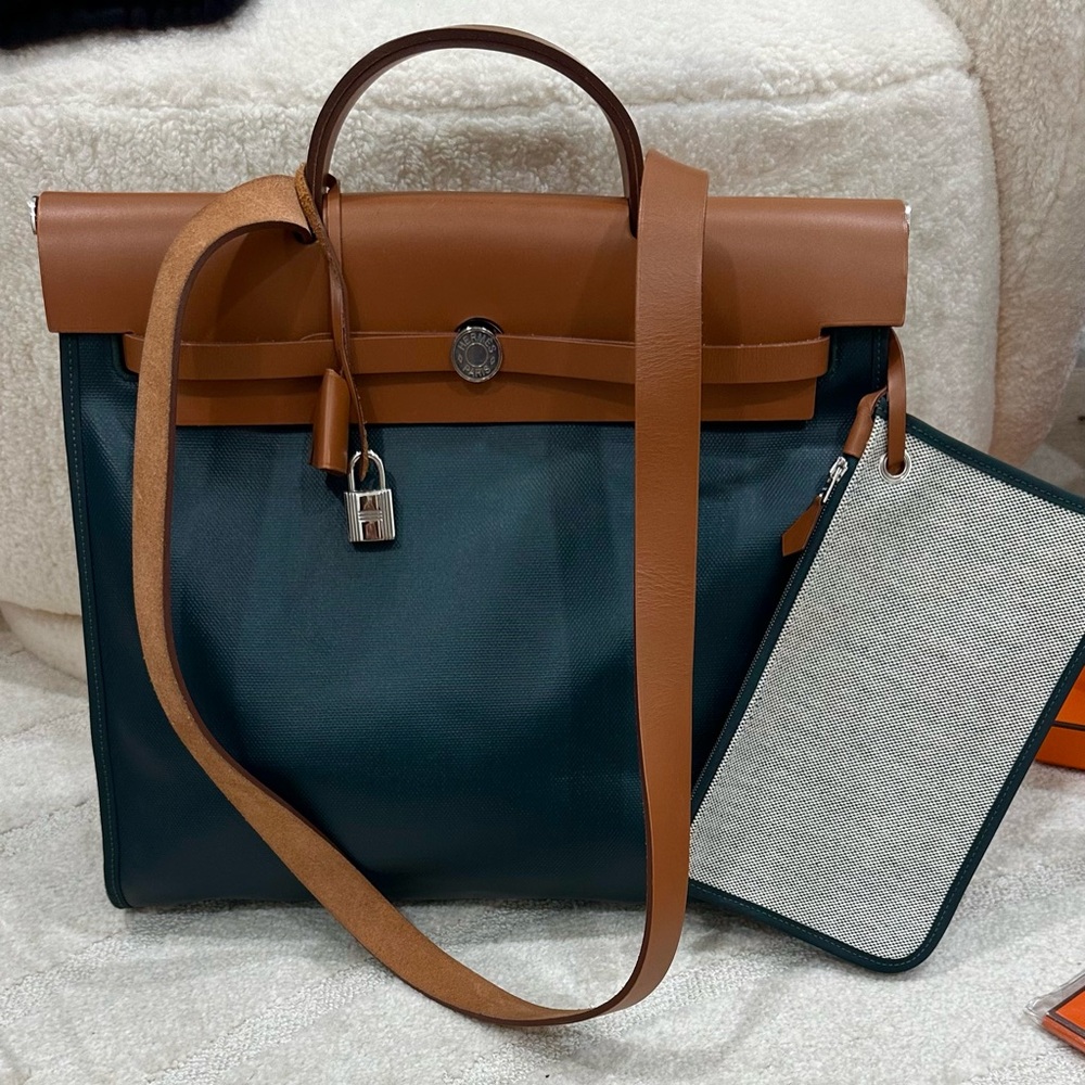 Herbag Zip 39 COATED Canvas Vert Cypress